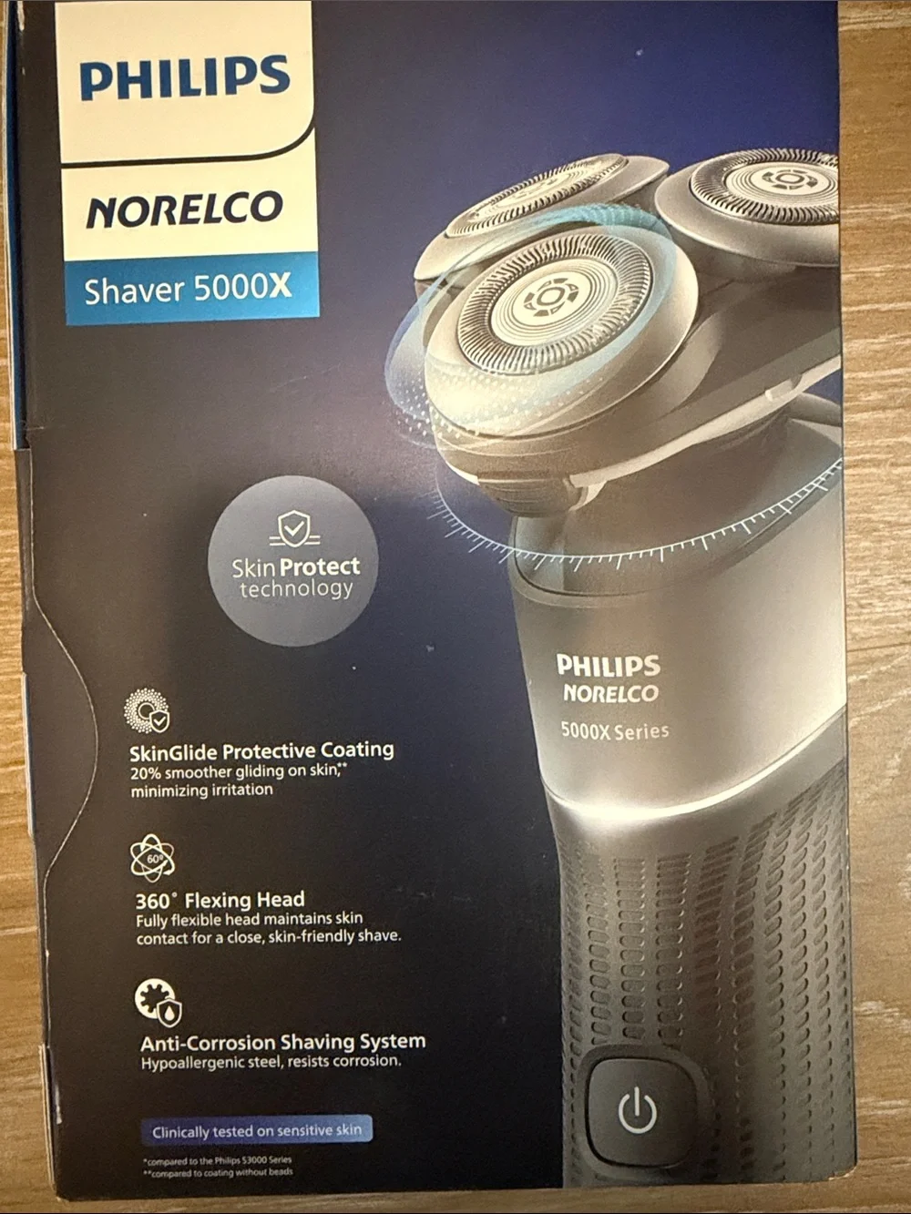 Phillips Norelco 5000X Black Electric Shaver